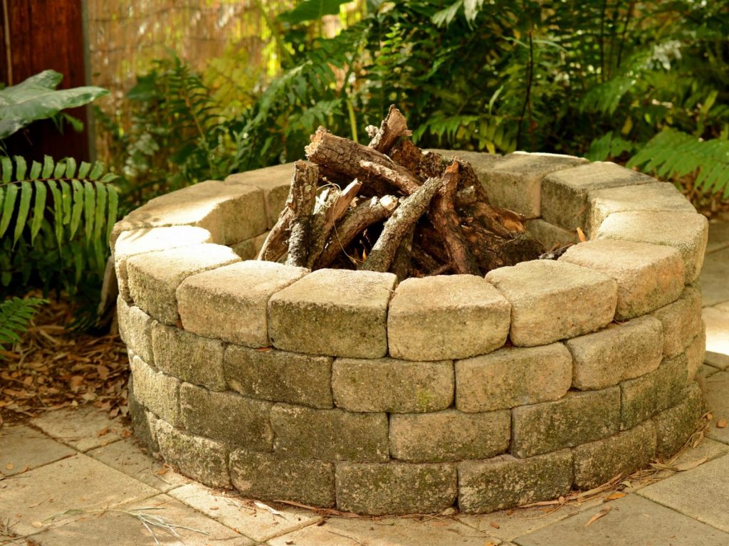 Fire Pit on Patio